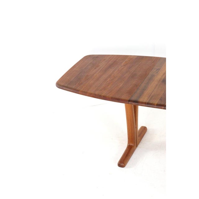 Oval Extendable Vokslev Dining Table from Holstebro For Sale - Image 15 of 16