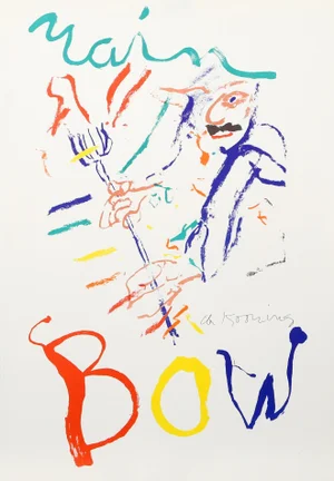 Rainbow: Thelonious Monk, Devil at the Keyboard, Willem de Kooning Lithograph