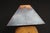 Mid 20th Century Mid Century Modern Oversized Live Edge Wood Table Lamp With Patinated Copper Shade For Sale In Philadelphia - Image 6 of 12