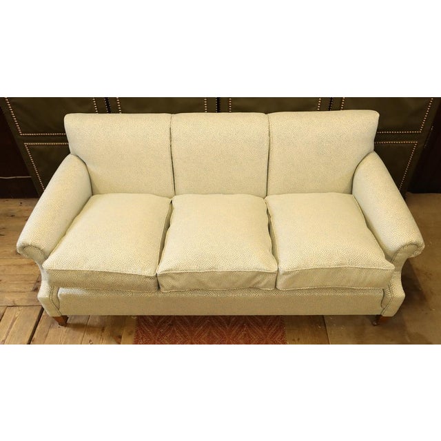 3-Seater Sofa by George Smith with Escale Ciel Fabric by Jean Paul Gaultier, 2010s For Sale - Image 16 of 18