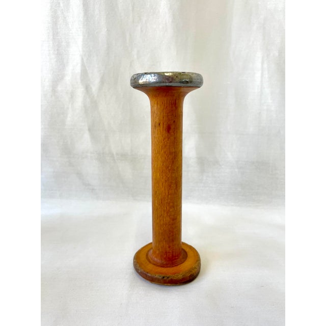 Vintage Industrial Wooden Spools Set of 6 Chairish