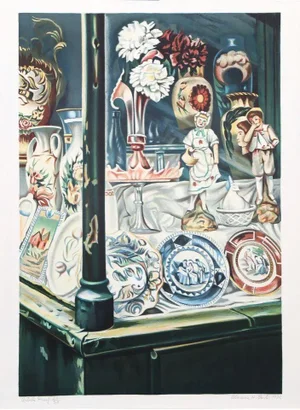 Clarence Holbrook Carter, "Hospitalities Long Past," Serigraph
