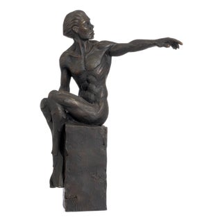 A. Martins, Nude Figurative Composition, 1997, Terracotta For Sale