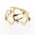 Mid 20th Century Signed Mid-Century Modern Ed Wiener 14k Gold & Pearl Modernist Link Bracelet For Sale - Image 5 of 12