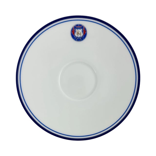 Ceramic Vintage Raffles Hotel Singapore Porcelain Cup & Saucer For Sale - Image 7 of 9