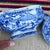 A Antique Pearlware Blue Transfer Decorated Sauce Tureen W/Lid and Tray. Circa 1820's For Sale - Image 10 of 12
