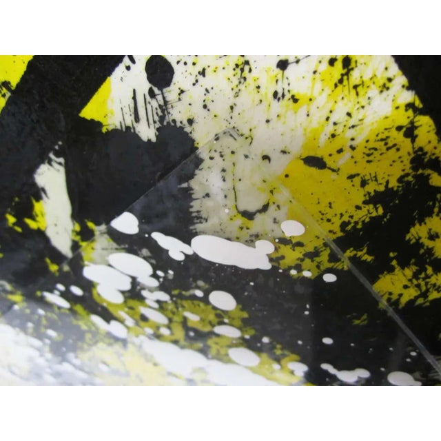 Gerald Campbell Mandala Painting in Yellow For Sale - Image 4 of 7