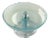 Murano Dish With Lucite Base, 1960s Opalescent Aqua Blue For Sale