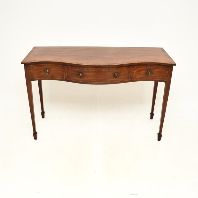Sheraton Style Console Table, 1920s For Sale - Image 10 of 10