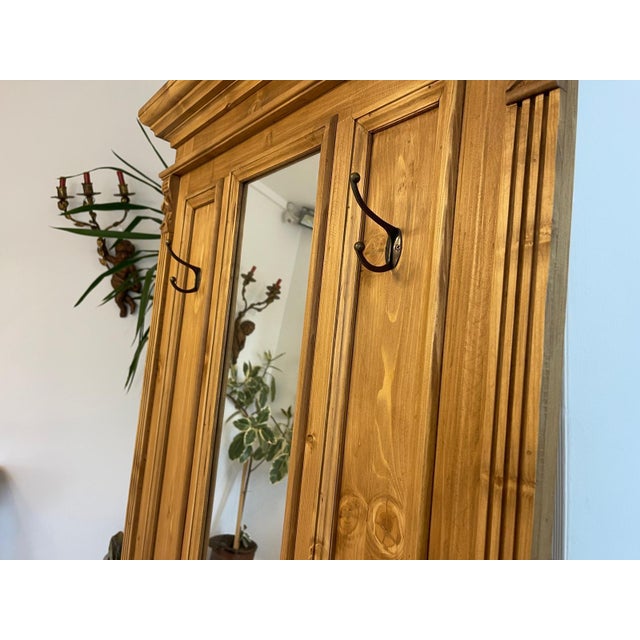 Wooden Farmehouse Wardrobe For Sale - Image 9 of 14