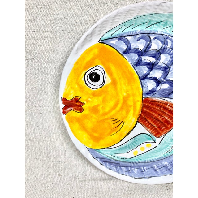 Vintage Italian Fish Serving Plate Chairish