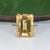 2020s 11.7Ct Citrine Ring – Emerald Cut 16×12 Mm, Solid 14k Gold Statement Ring For Sale - Image 5 of 9