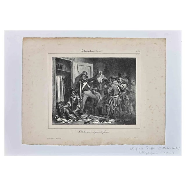Auguste Raffet, Real Life, Lithograph, 1850 For Sale