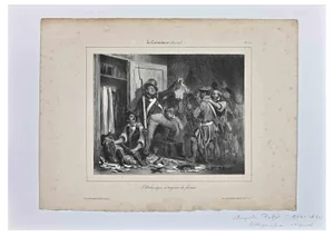 Auguste Raffet, Real Life, Lithograph, 1850