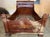 Late 19th Century 19th Century Italian Carved Inlaid Mahogany Burl Full Bed For Sale - Image 5 of 18