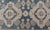 Mid 20th Century Blue Oushak Rug With Geometric Medallion Design 5' 5" X 8' 10" For Sale - Image 5 of 14