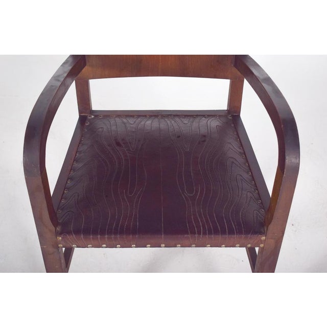 Wood Antique Art Deco Chair, 1890s For Sale - Image 7 of 10