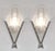 wall sconces by Monix & Ets. J. Gauthier A nice pair of French 1930 art deco wall lights in nickel plated solid brass or...