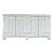 Organic Modern Aged White Finished Wood Sideboard For Sale