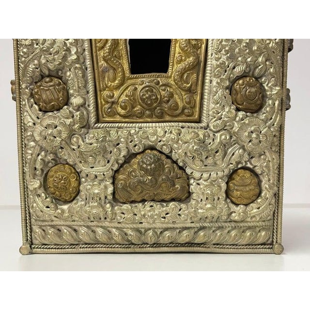 Tibetan Traveling Prayer Shrine Gau For Sale - Image 9 of 12