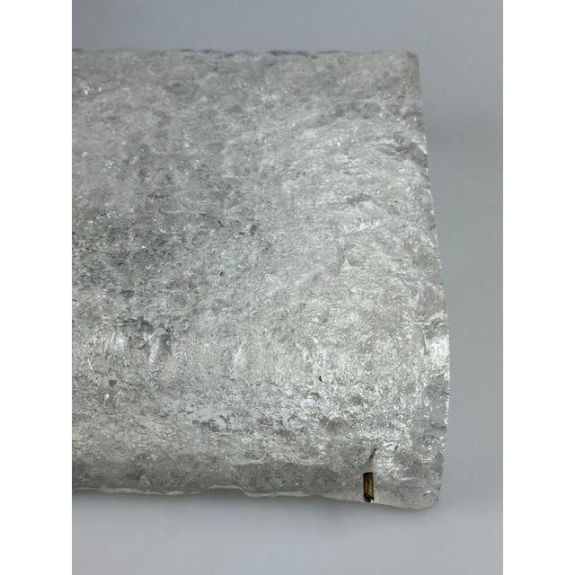 Ceiling Lamp in Ice Glass from Kaiser Leuchten, Germany, 1970s For Sale - Image 8 of 18
