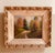 Vintage Oil Painting Autumn Landscape Giltwood Carved Frame Mid-Century For Sale - Image 15 of 18