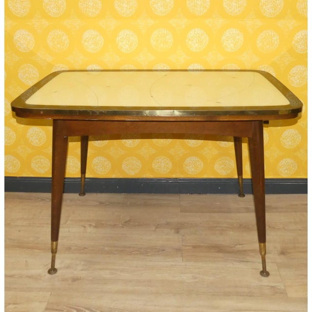 Black Mufuti Table Coffee Table with Wide Extendable, 1950s For Sale - Image 8 of 11