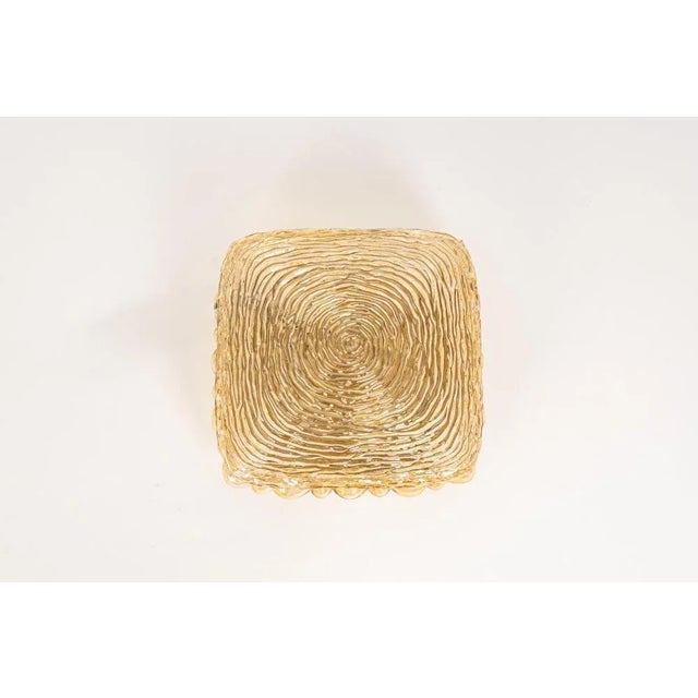 German Amber Glass Sconces in Thumbprint Shape, 1970s For Sale - Image 10 of 11