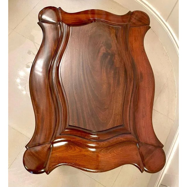 Antique William IV Mahogany Serpentine Shaped Wine Cooler For Sale - Image 11 of 18