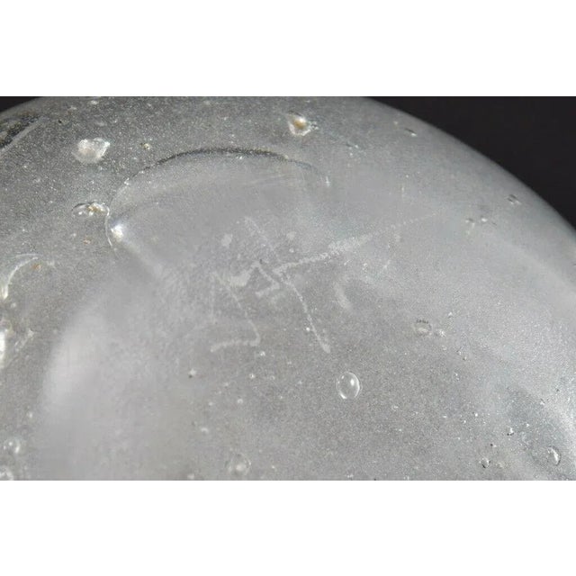 White Jörg F. Zimmermann, Honeycomb Object, Glass For Sale - Image 8 of 9