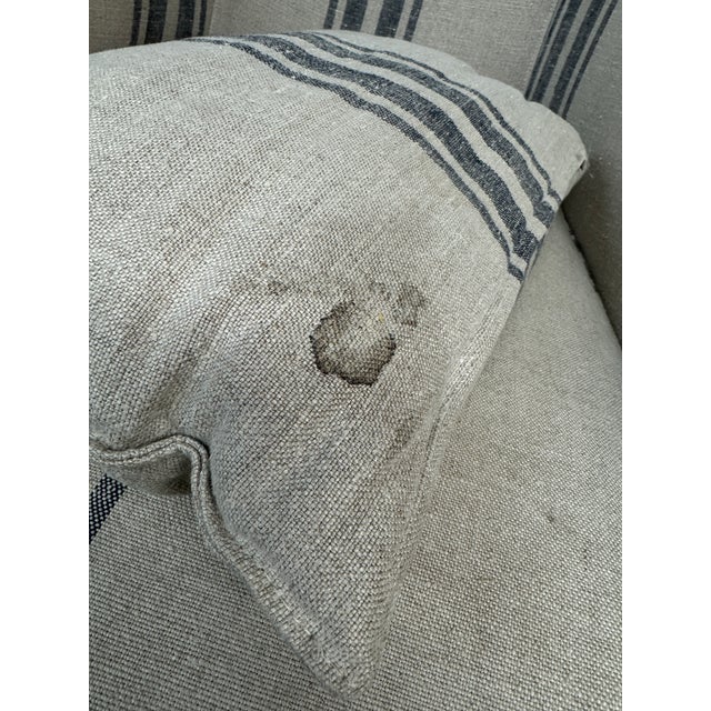 Cisco Brothers Lloyd Striped Arm Chair For Sale - Image 10 of 12