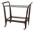 Vintage Italian Wood and Glass Food Trolley, 1940s For Sale