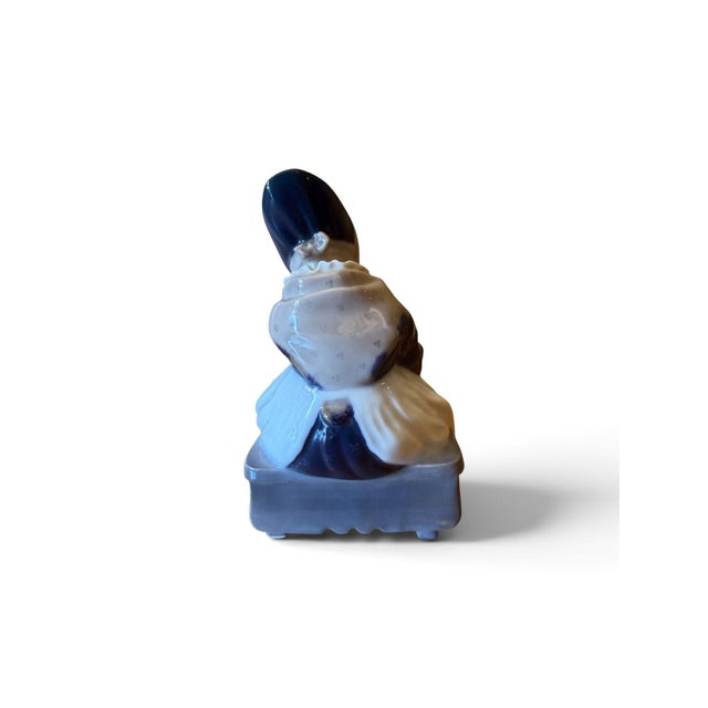 Porcelain Girl Figurine from Royal Copenhagen, Denmark, 1960s For Sale - Image 4 of 6