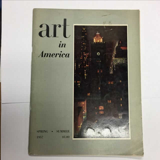 New York: Art in America, 1957. Summer, Vol. 45, No. 2. Soft cover. Pictorial stapled glossy wraps. 84pp. Illustrated in b...