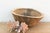 Taupe Metal Strapped African Dough Bowl For Sale - Image 8 of 8