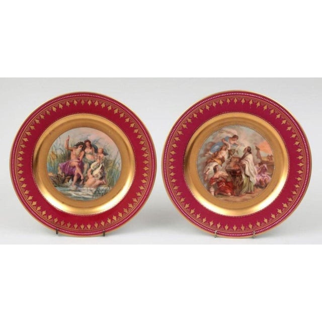 Late 19th Century Set of Twelve Late 19th Century Royal Vienna Plates For Sale - Image 5 of 8