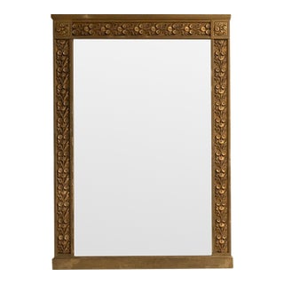 19th Century France Gold Wood Mirror For Sale