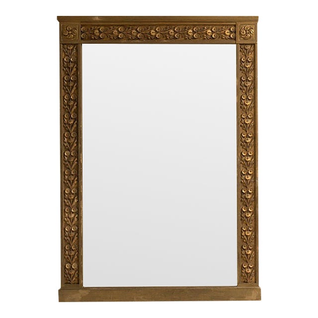 19th Century France Gold Wood Mirror For Sale