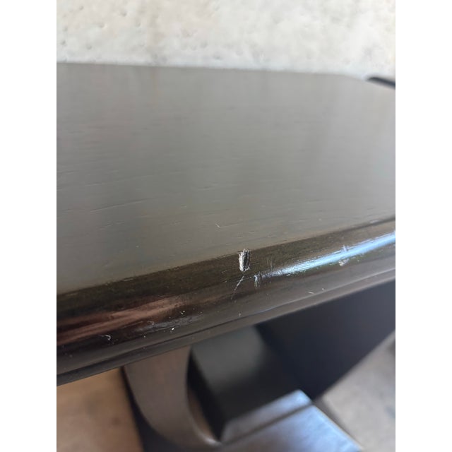 Black Vintage Ruhlmann Art Deco Side Tables - Solid Mahogany by Jimeco - A Pair, Colombia For Sale - Image 8 of 11