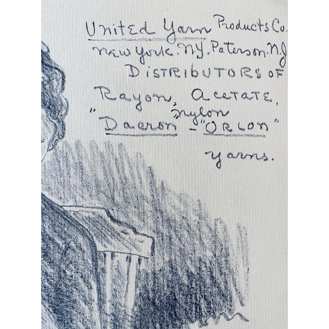 Moses Soyer, Social Realist Original Lithograph Advertisement Moses Soyer For Sale - Image 4 of 7