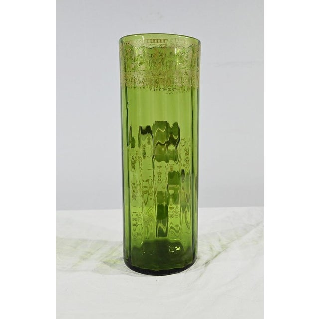 Art Nouveau Vase in Green, 1890s For Sale - Image 10 of 17