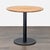 Ventana Round Wood Top Table with Black Metal Base. Brand: Ventana. Original Price: $995. Dimensions (in): 32W x 32D x 30H.