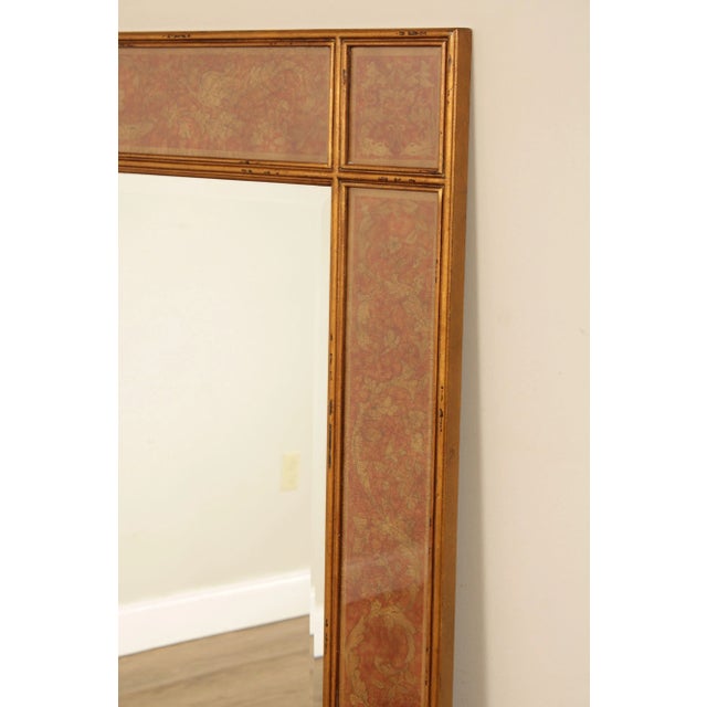 Early 21st Century Theodore Alexander Regency Style Eglomise Decorated Full-Length Mirror For Sale In Philadelphia - Image 6 of 13