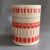 Red Cylindrical Paper Bin, Italy 1950s For Sale - Image 8 of 10