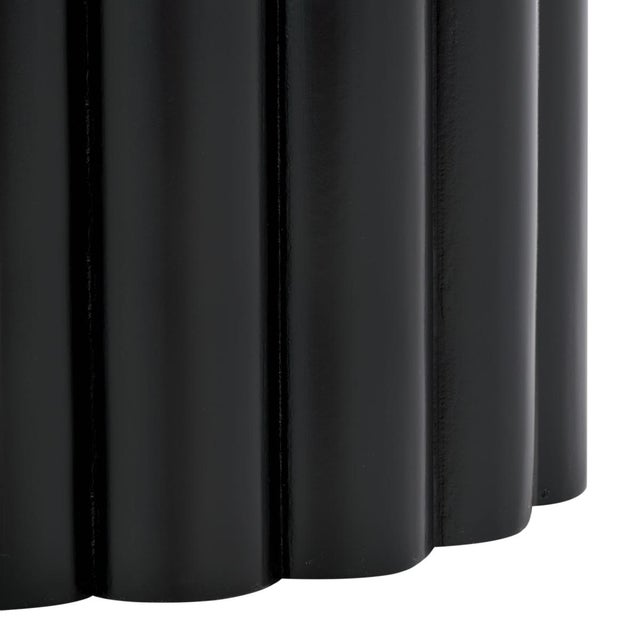 Early 21st Century Monka Round End Table in Black For Sale - Image 5 of 7