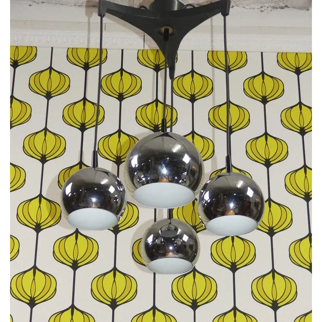1970s Space Age Chrome Cascade Lamp, 1970s For Sale - Image 5 of 9
