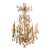French 20th Century Bronze Rock Crystal Chandelier For Sale