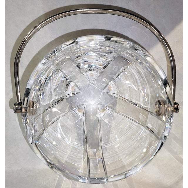 1990s 1990s Baccarat Neptune Crystal Ice Bucket For Sale - Image 5 of 11