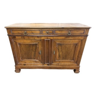 Buffet Louis Phillipe Style Circa 1850 Walnut Wood From South East of France. For Sale