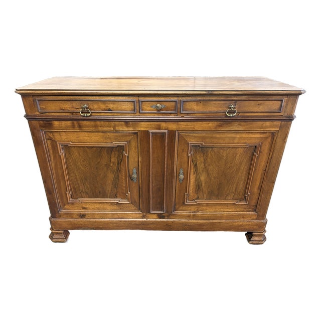 Buffet Louis Phillipe Style Circa 1850 Walnut Wood From South East of France. For Sale